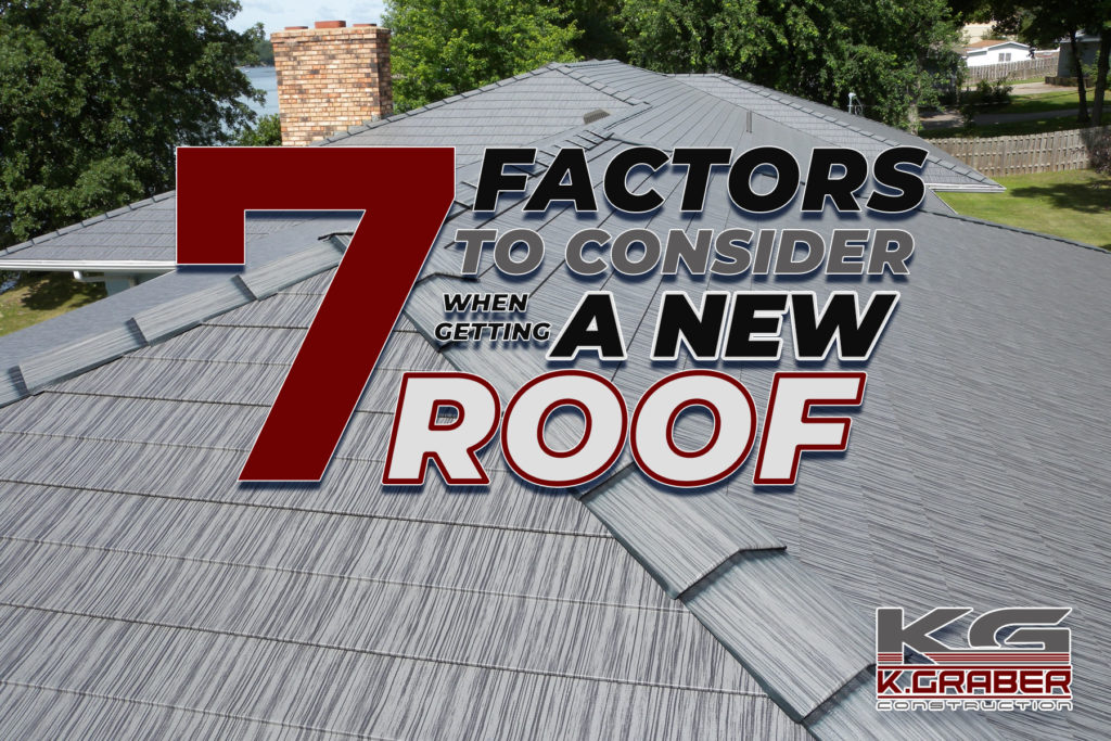 Factors in getting a new roof