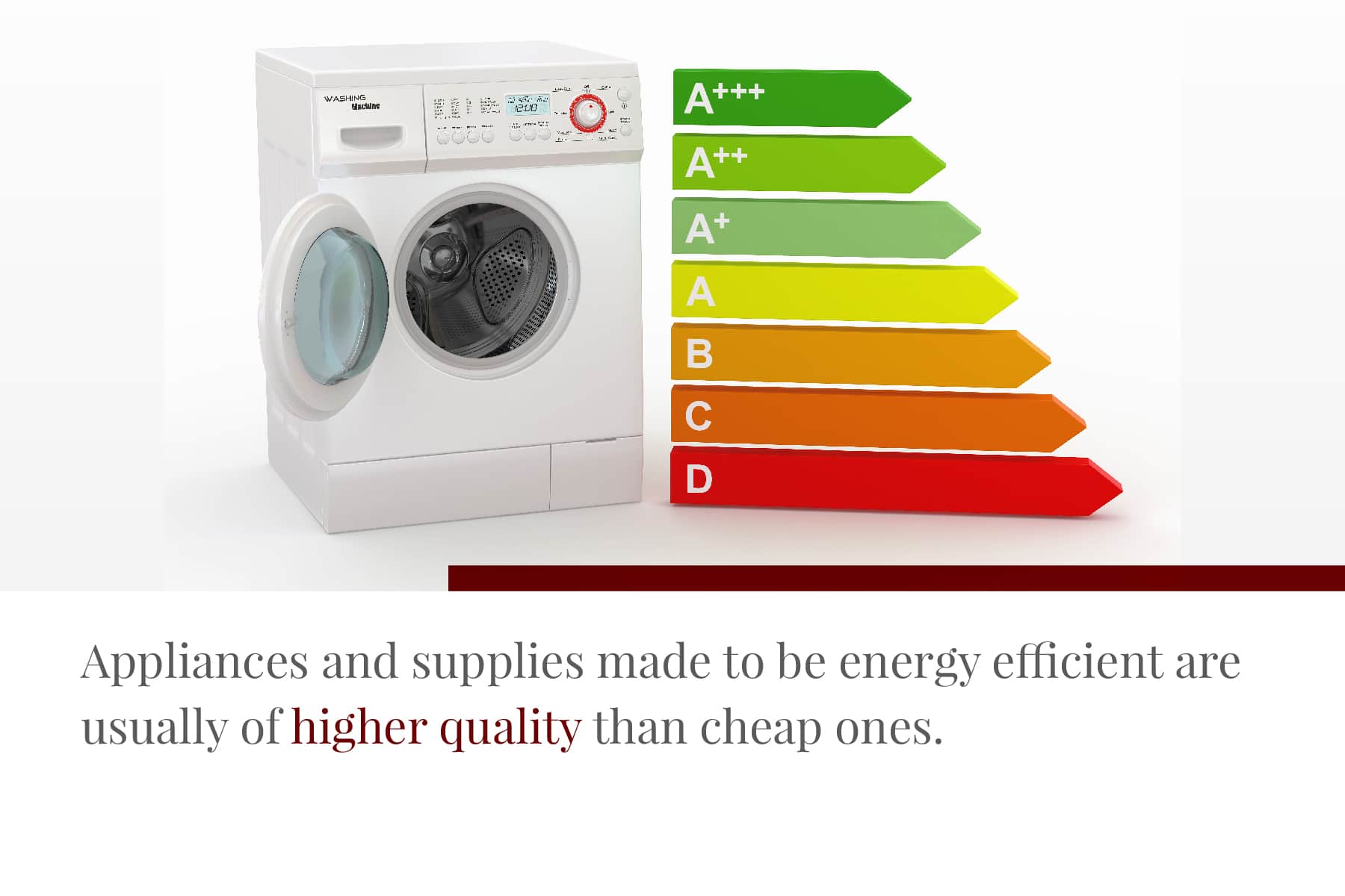 high efficiency appliances are also high quality