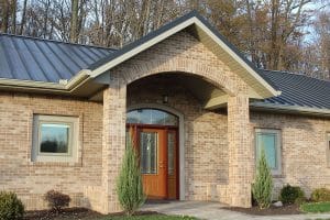 zero energy home entrance