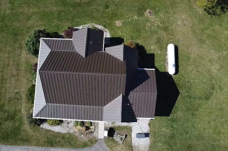 Residential Metal Roof in Hobart, Indiana